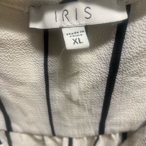 IRIS Monochrome Striped Romper - XL